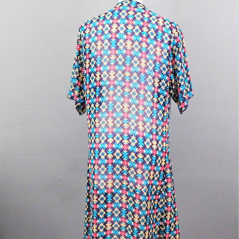 LulaRoe Women Sheer Cardigan Multi S - Picture 4 of 6